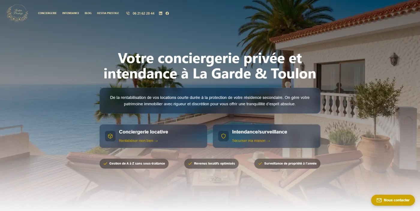 Site Hestia Prestige — La Garde