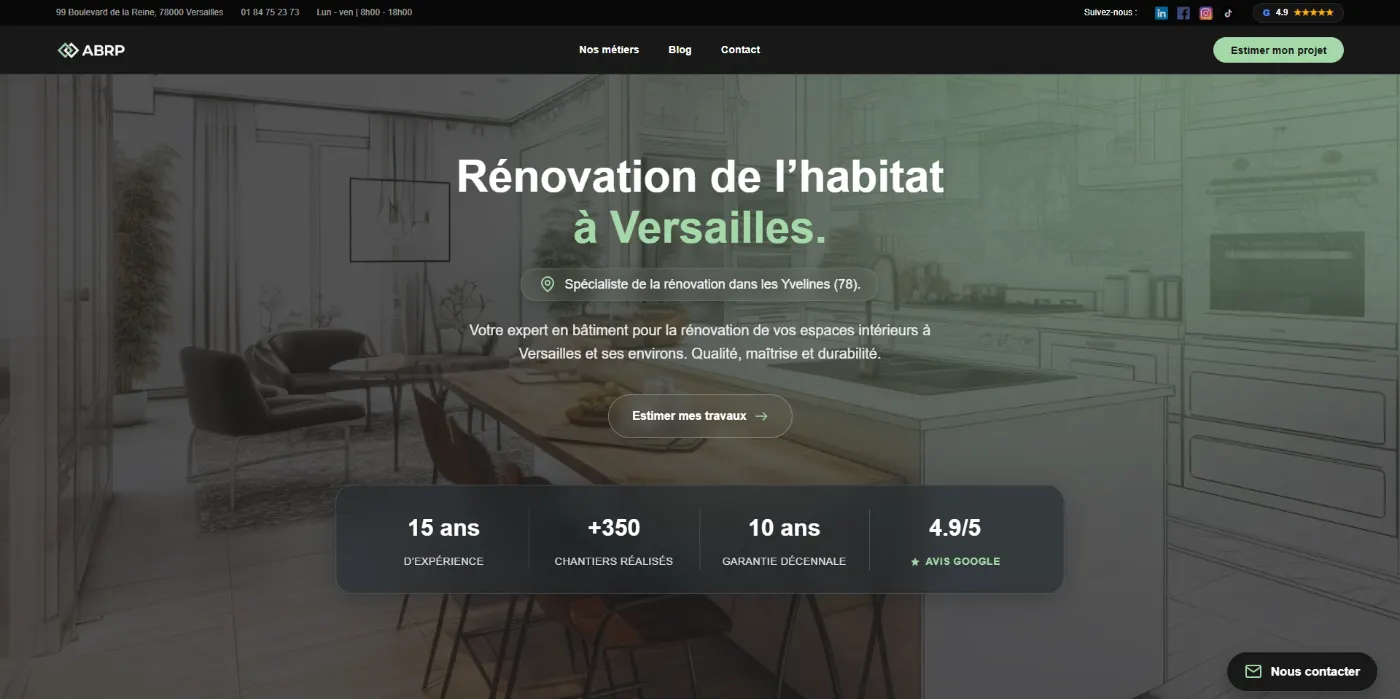 Site ABRP — Versailles